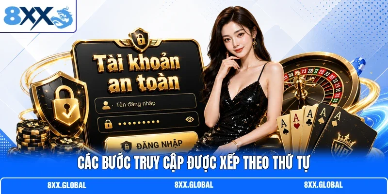 Các bước truy cập được xếp theo thứ tự