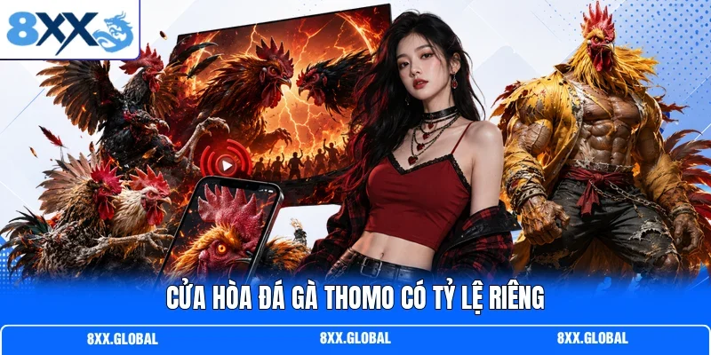 Cửa hòa đá gà thomo có tỷ lệ riêng