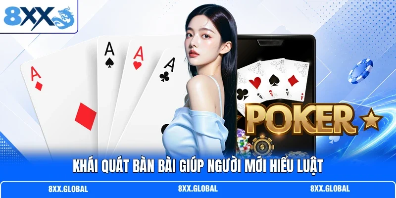 Khái quát bàn bài giúp người mới hiểu luật