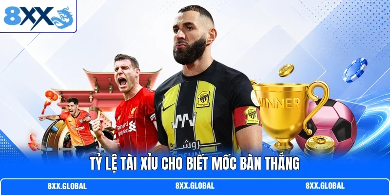 Tỷ lệ tài xỉu cho biết mốc bàn thắng